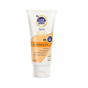 کرم ضد آفتاب سان سنس رنگی ایگو SPF50 مناسب پوست های مختلط و چرب ۵۰گرم