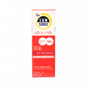 لوسیون ضد آفتاب رولی سان سنس اولترا میلک ⁺SPF50 ایگو ۵۰ میلی لیتر