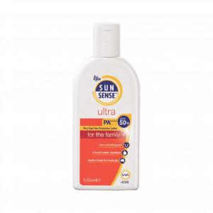 لوسیون ضد آفتاب سان سنس اولترا میلک ⁺SPF50 ایگو ۱۲۵ میلی لیتر