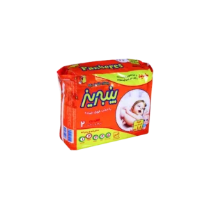 پوشک شماره ۲ با پوشش کتانی (۳ تا ۶ کیلوگرم) پنبه ریز ۱۸ عددی