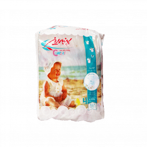 پوشک شماره ۴ (۸ تا ۱۸ کیلوگرم) پنبه ریز ۱۲ عددی