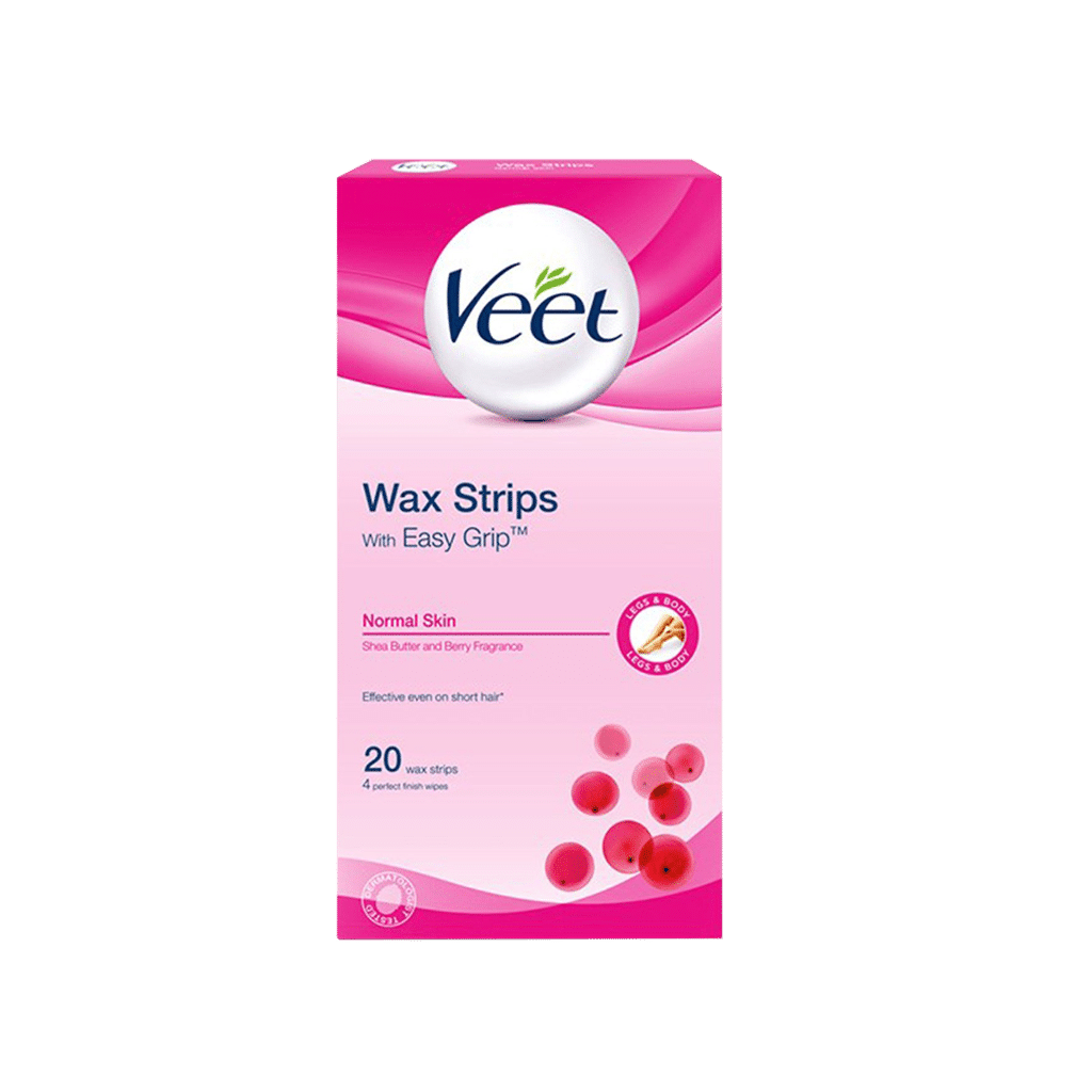 veet-body-wax-strips-for-normal-skins-24-pcs نوار موبر بدن پوست های معمولی ویت