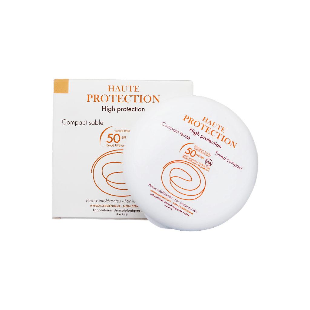 avene-mineral-compect-spf50-10-g پودر فشرده ضد آفتاب مینرال اون SPF50 مناسب انواع پوست ۱۰ گرم