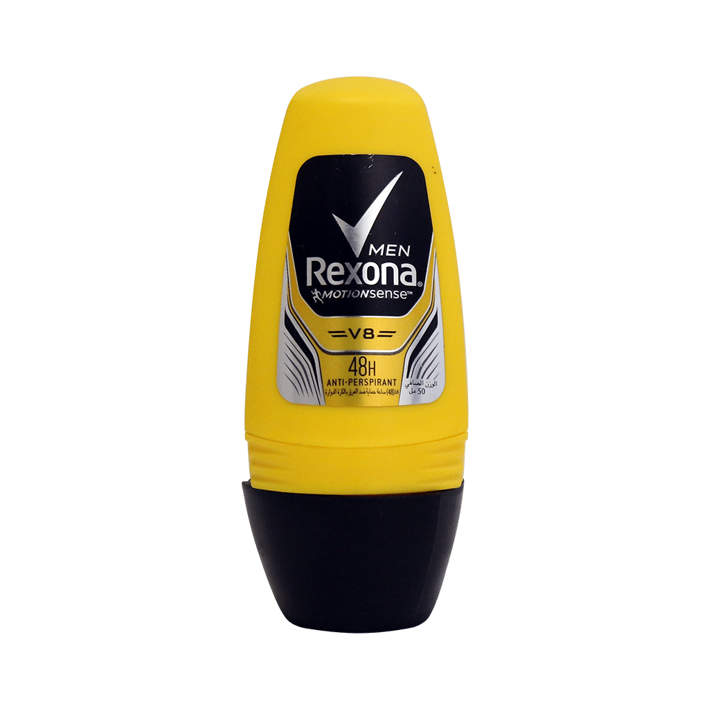 rexona-sport-defence-roll-on-deodorant-for-men-50-ml رول ضد تعریق مردانه رکسونا مدل V8 حجم ۵۰ میلی لیتر