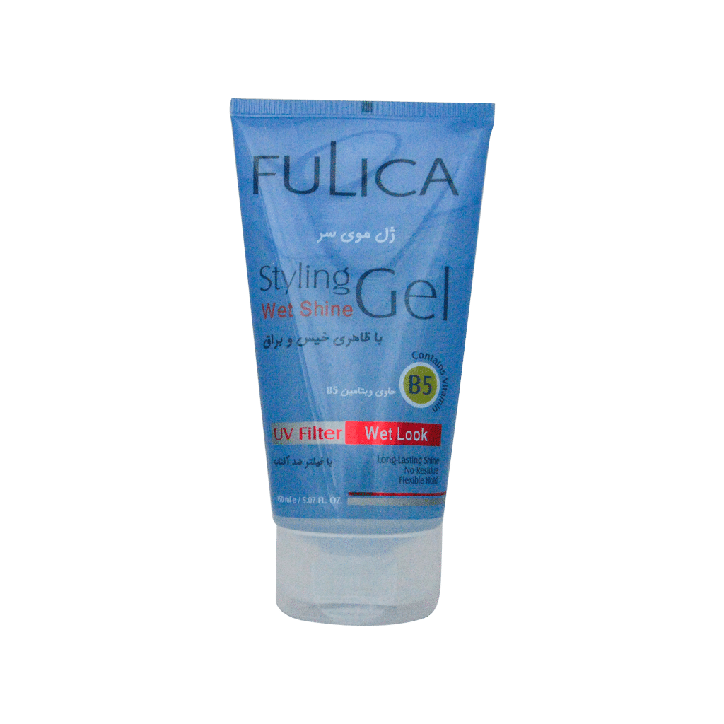 fulica-styling-wet-shine-gel-150ml ژل حالت دهنده خیس فولیکا مناسب انواع مو