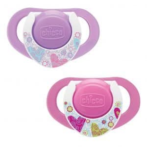 پستانک ۲ تایی ارتودنسی فیزیو سیلیکان چیکو