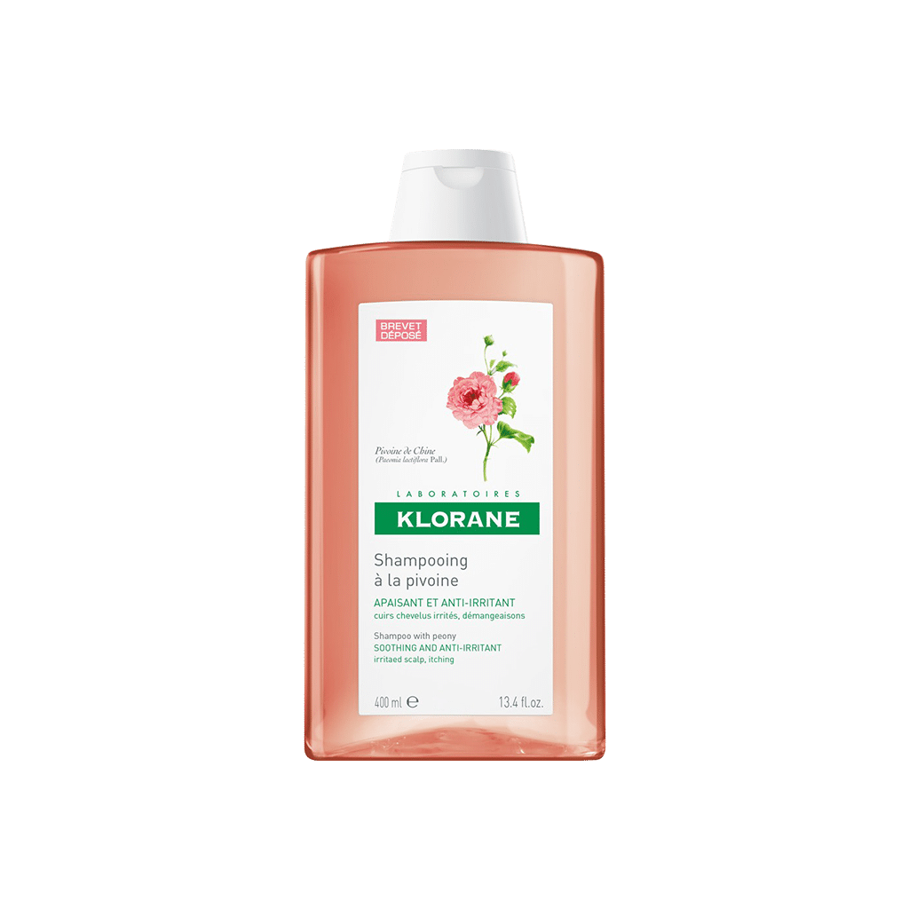 klorane-peony-shampoo-for-inflamed-scalp-200-ml شامپو گل صد تومانی کلوران مناسب پوست سر ملتهب