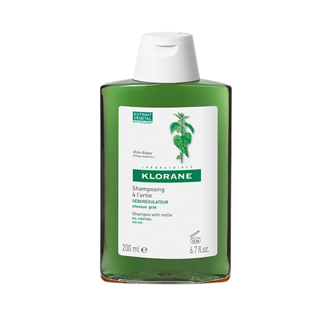 klorane-nettle-shampoo-200-ml شامپو گزنه کلوران مناسب موهای چرب