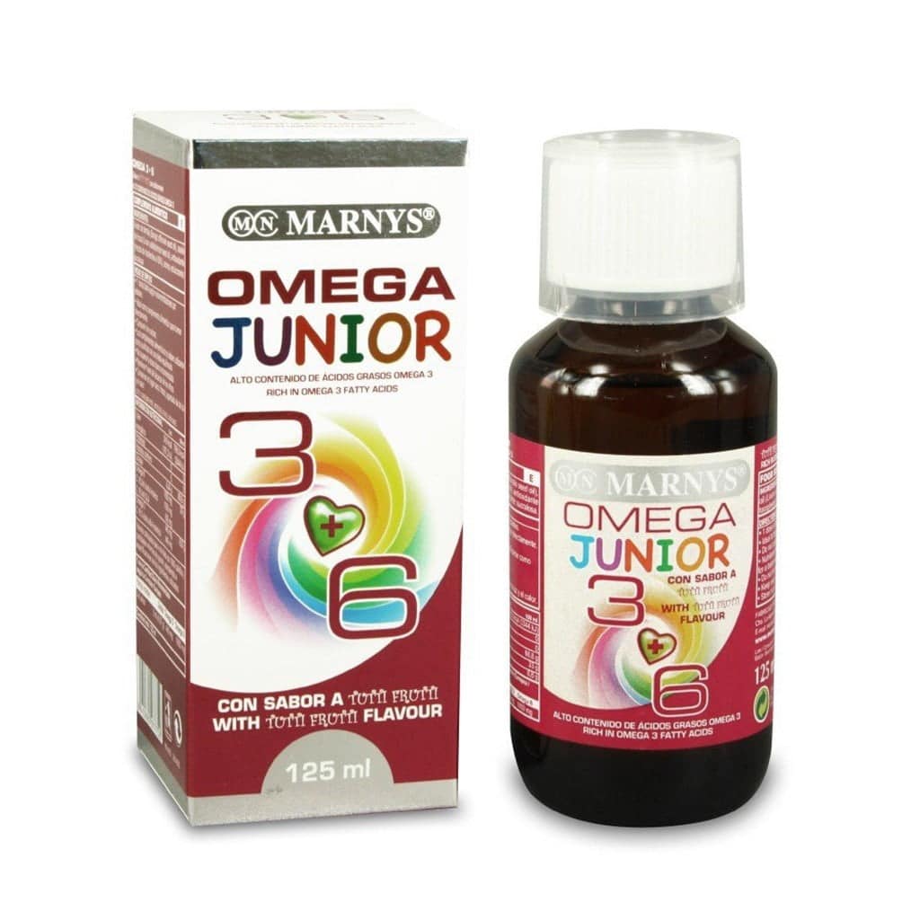 marnys-omega-3-6-junior-syrup-125-ml شربت امگا ۳ و ۶ جونیور مارنیز ۱۲۵ میلی لیتر