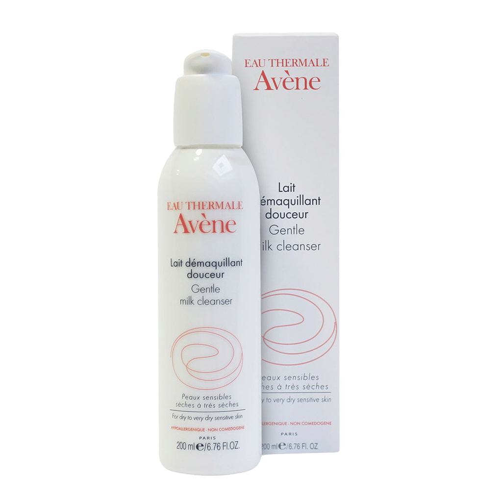 avene-gentel-milk-cleanser-for-dry-very-dry-normal-skin-200-ml شیر پاک کن ملایم اون مناسب پوست های معمولی، خشک و خیلی خشک ۲۰۰ میلی لیتر
