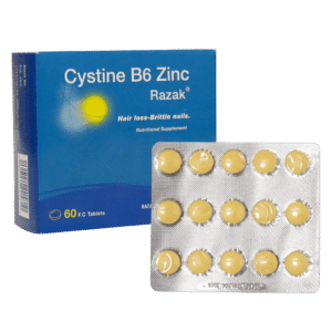 قرص سیستین B6 زینک رازک