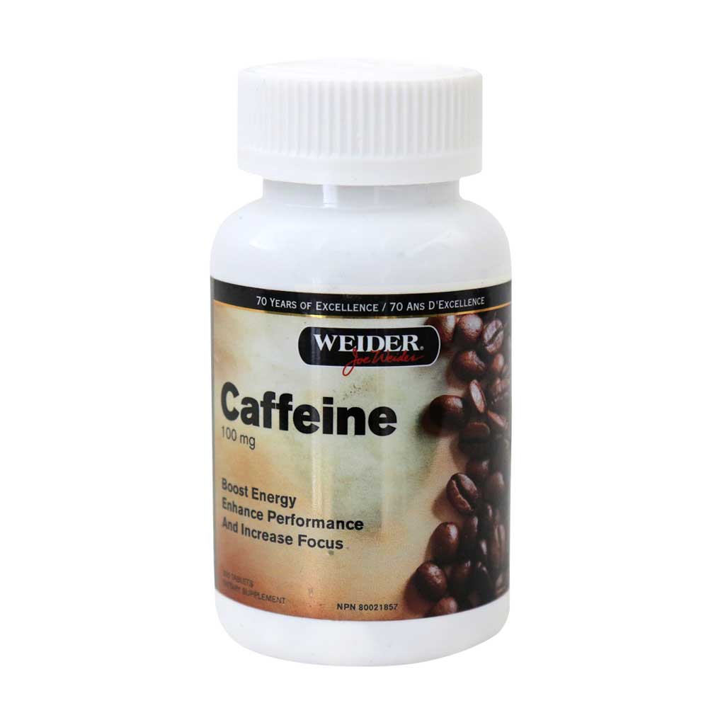 weider-caffeine-100-mg-200-tab قرص کافئین 100 میلی گرم ویدر