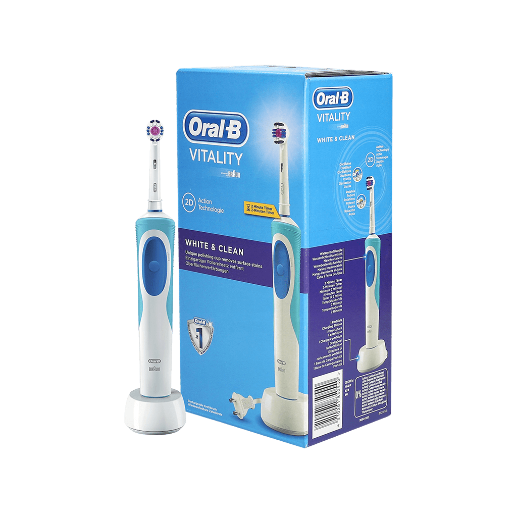 oral-b-vitality-precision-clean-electric-rechargeable-toothbrush مسواک برقی وایتالیتی اورال بی تمیز کننده کامل