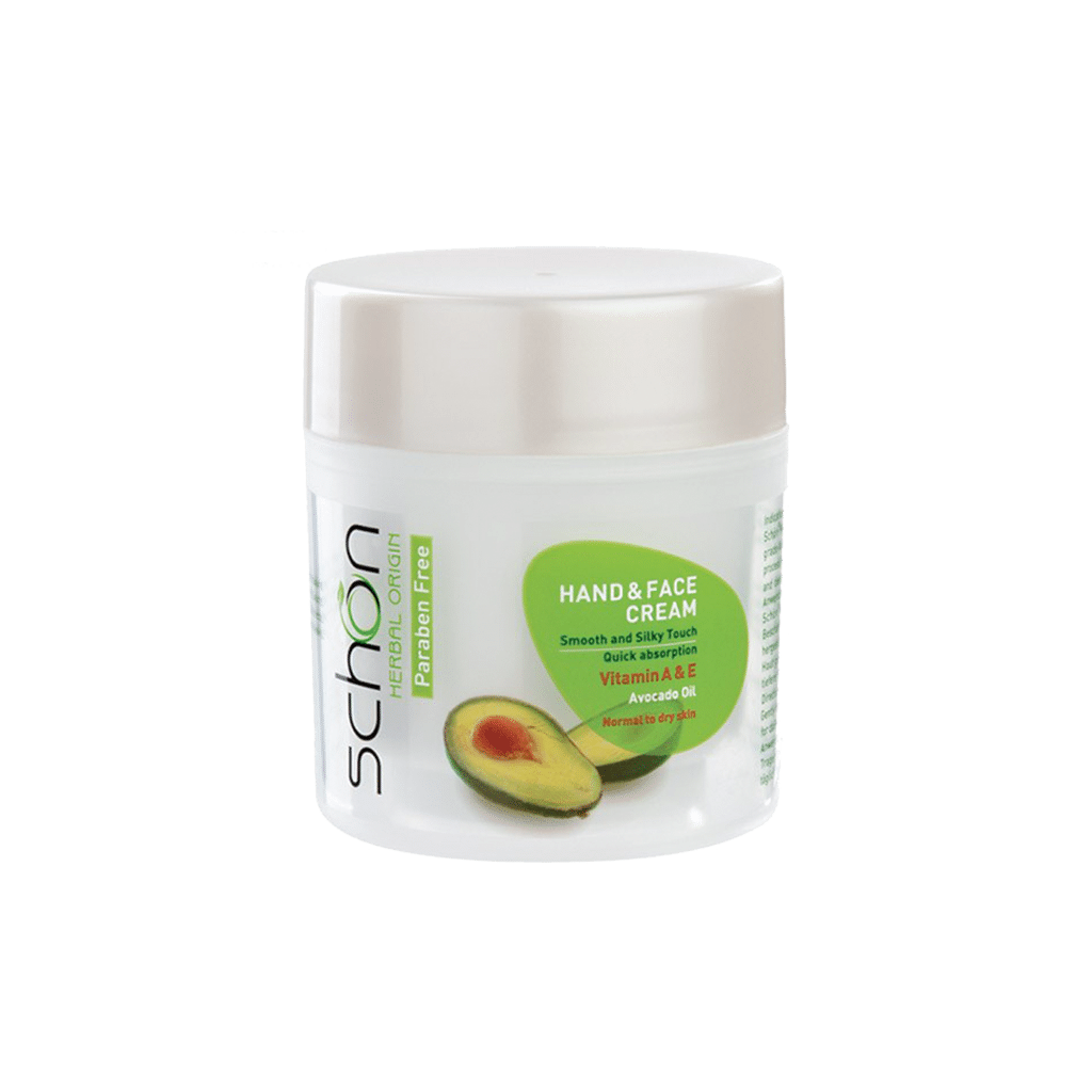 schon-avocado-oil-for-normal-and-dry-skins-150ml کرم آووکادو شون مناسب پوست های معمولی تا خشک ۱۵۰ میلی لیتر