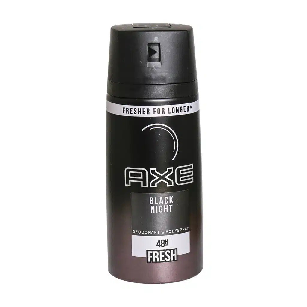 Axe-Black-Night-Spray-150-ml.jpg.webp اسپری بلک نایت اکس ۱۵۰ میلی لیتر