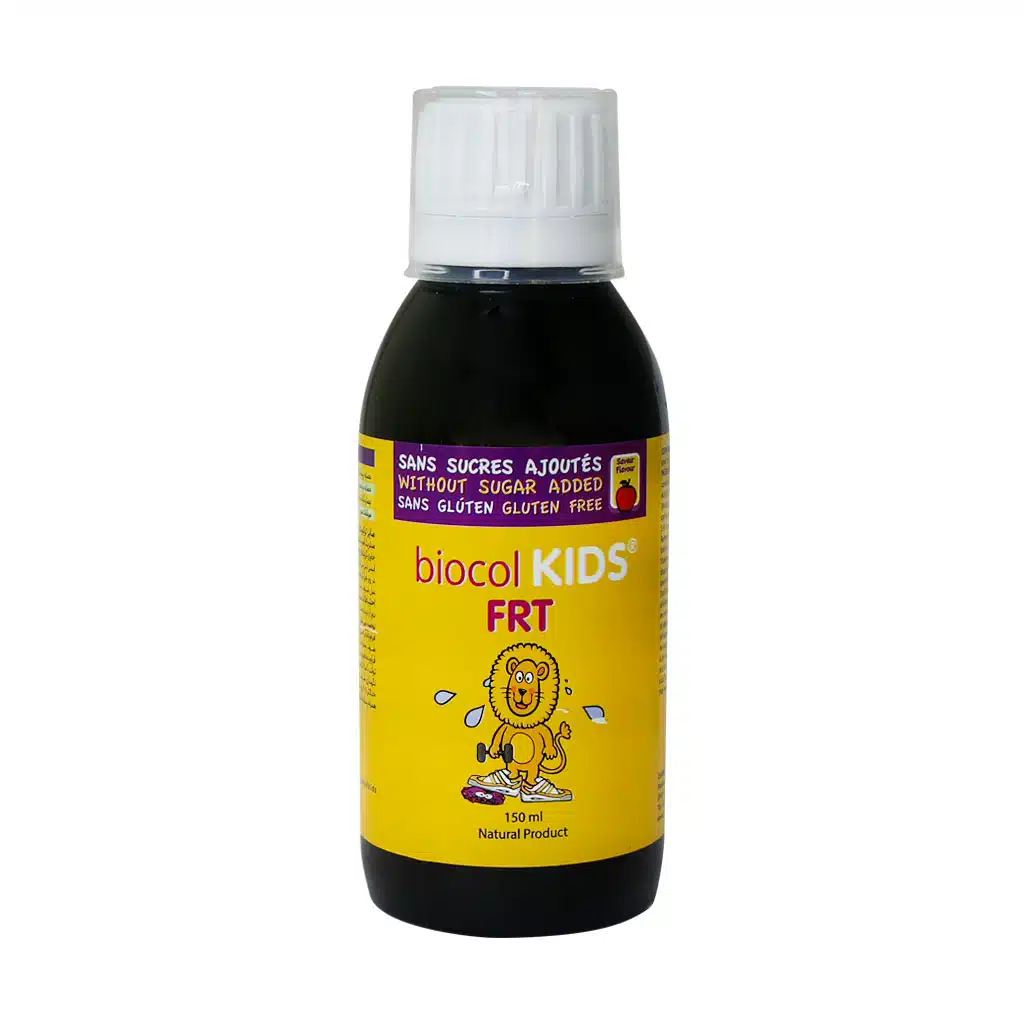 Biocol-Kids-FRT-Syrup-150-ml.jpg.webp شربت بایوکل کیدز اف آر تی ۱۵۰ میلی لیتر