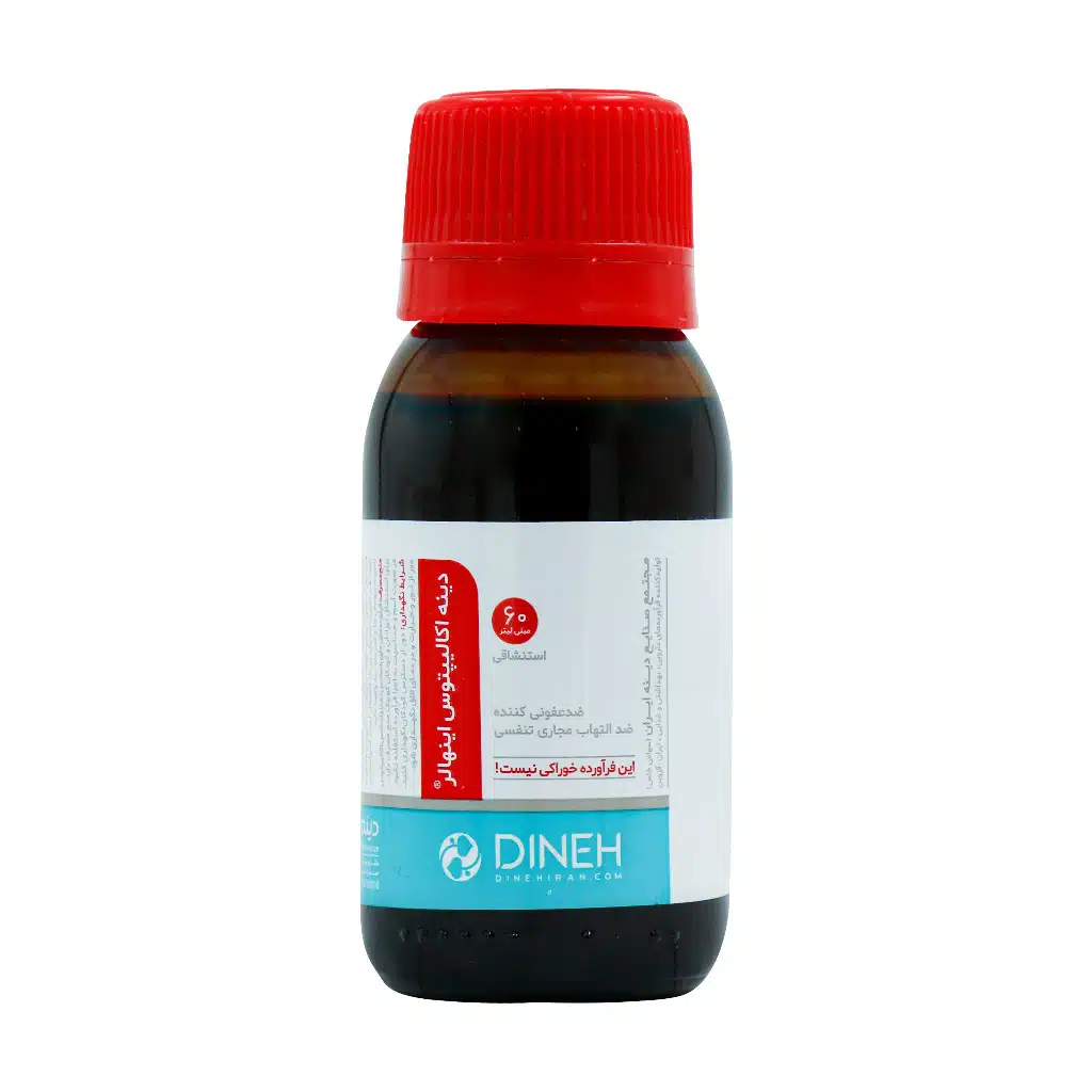 Dineh-Eucalyptus-Inhaler-1.jpg.webp محلول بخور اکالیپتوس اینهالر دینه ۶۰ میلی لیتر