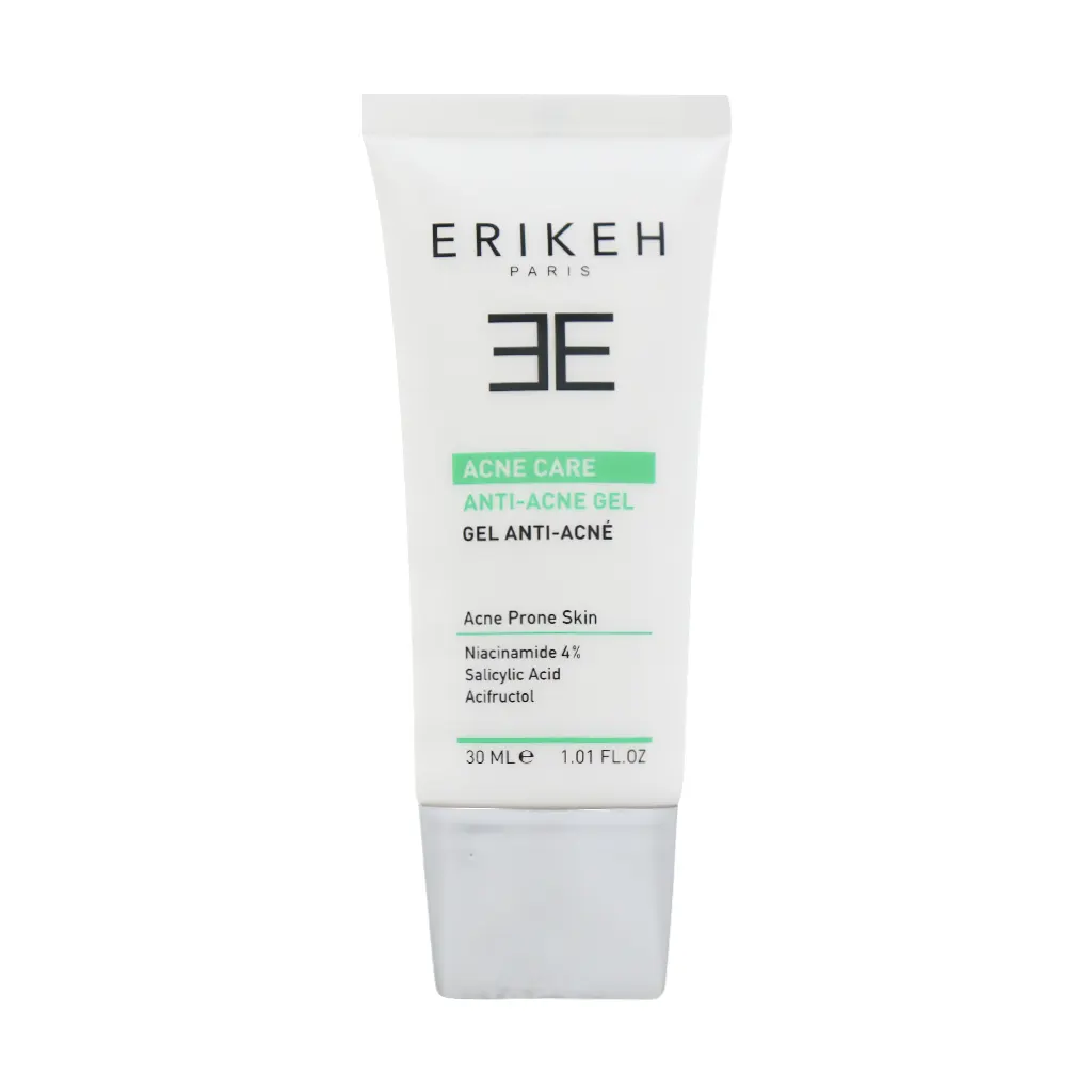 Erikeh Anti Acne & Sebum Extract Regular Gel Cream 30 قیمت ژل ضد آکنه اریکه