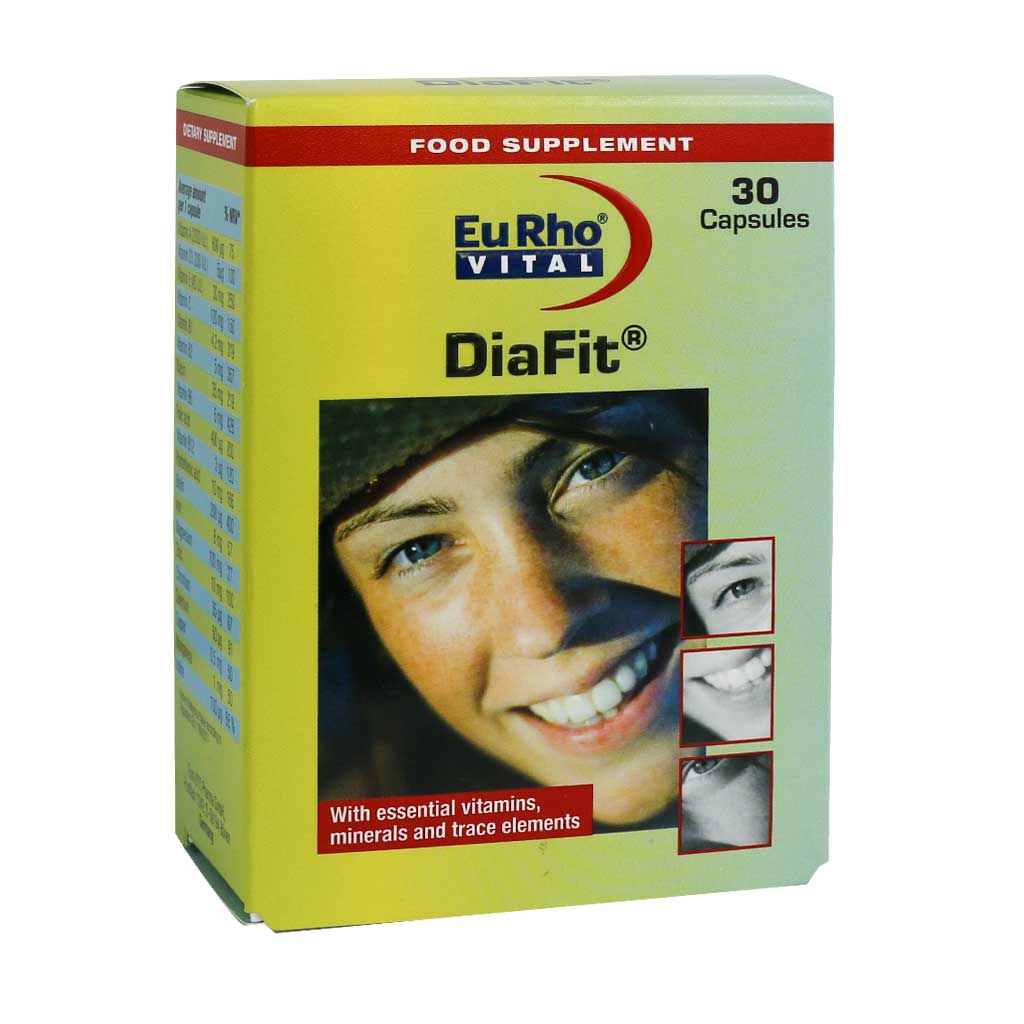 EuRho-Vital-DiaFit-30-Caps کپسول دیافیت یوروویتال