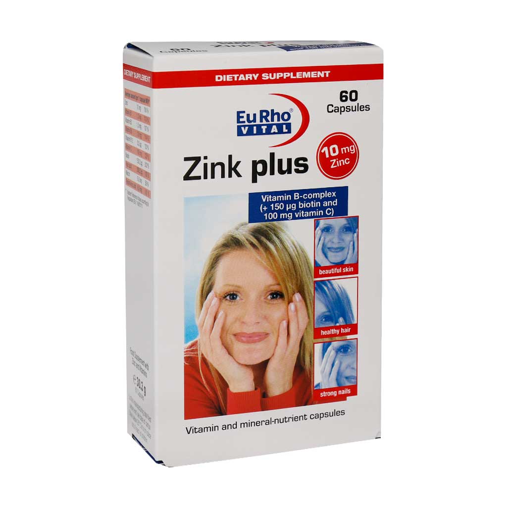 EuRho-Vital-Zink-plus-10-mg قیمت زینک پلاس یوروویتال