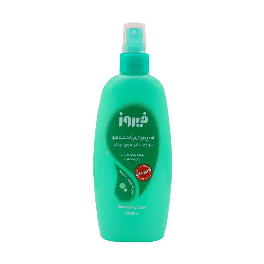Firooz-Conditioner-Spray-300-ml.jpg.webp اسپری نرم کننده مو سبز فیروز ۳۰۰ میلی لیتر