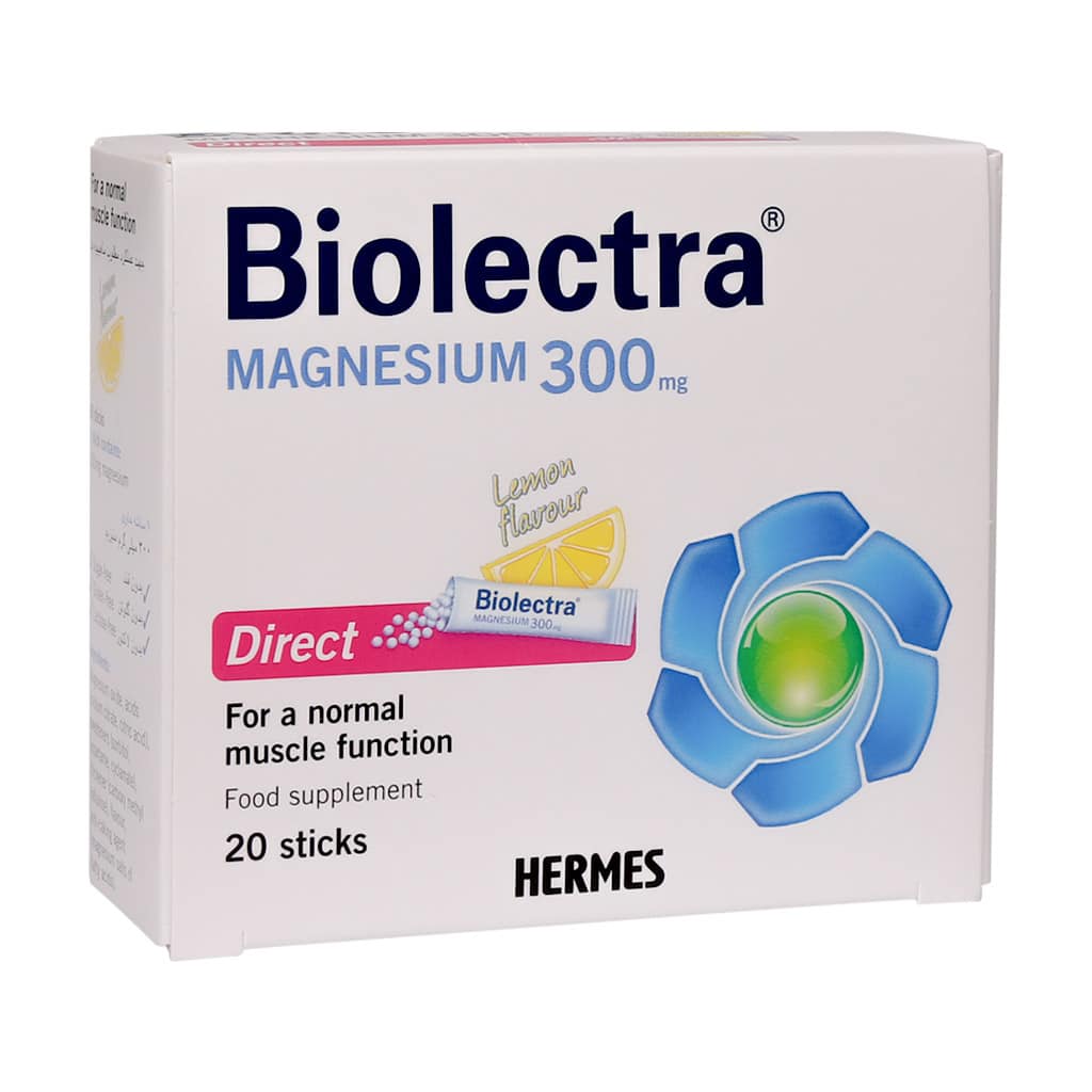 Hermes Biolectra Magnesium Direct 20 Sachet (1) بیولکترا منیزیم دایرکت هرمس
