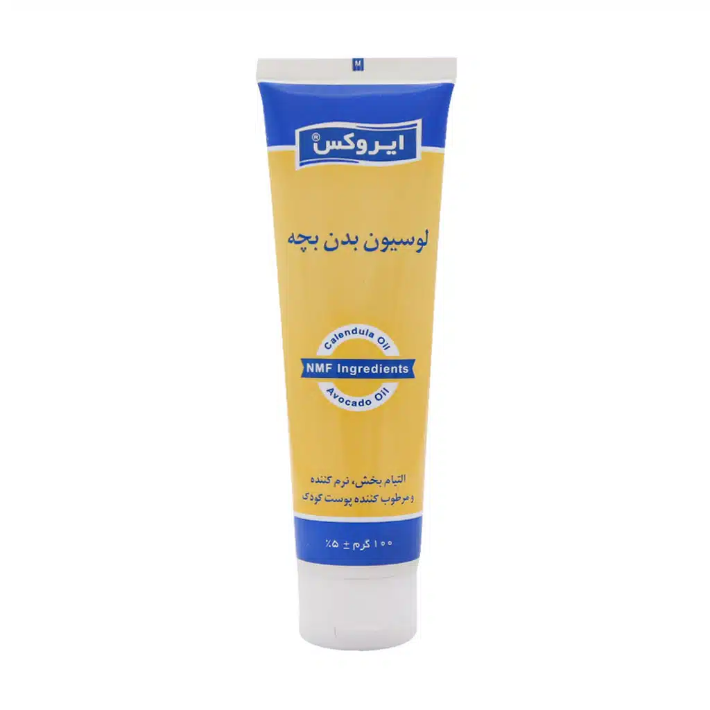 Irox-Baby-Body-Lotion-100-g.jpg.webp لوسیون بدن بچه ایروکس ۱۰۰ گرم