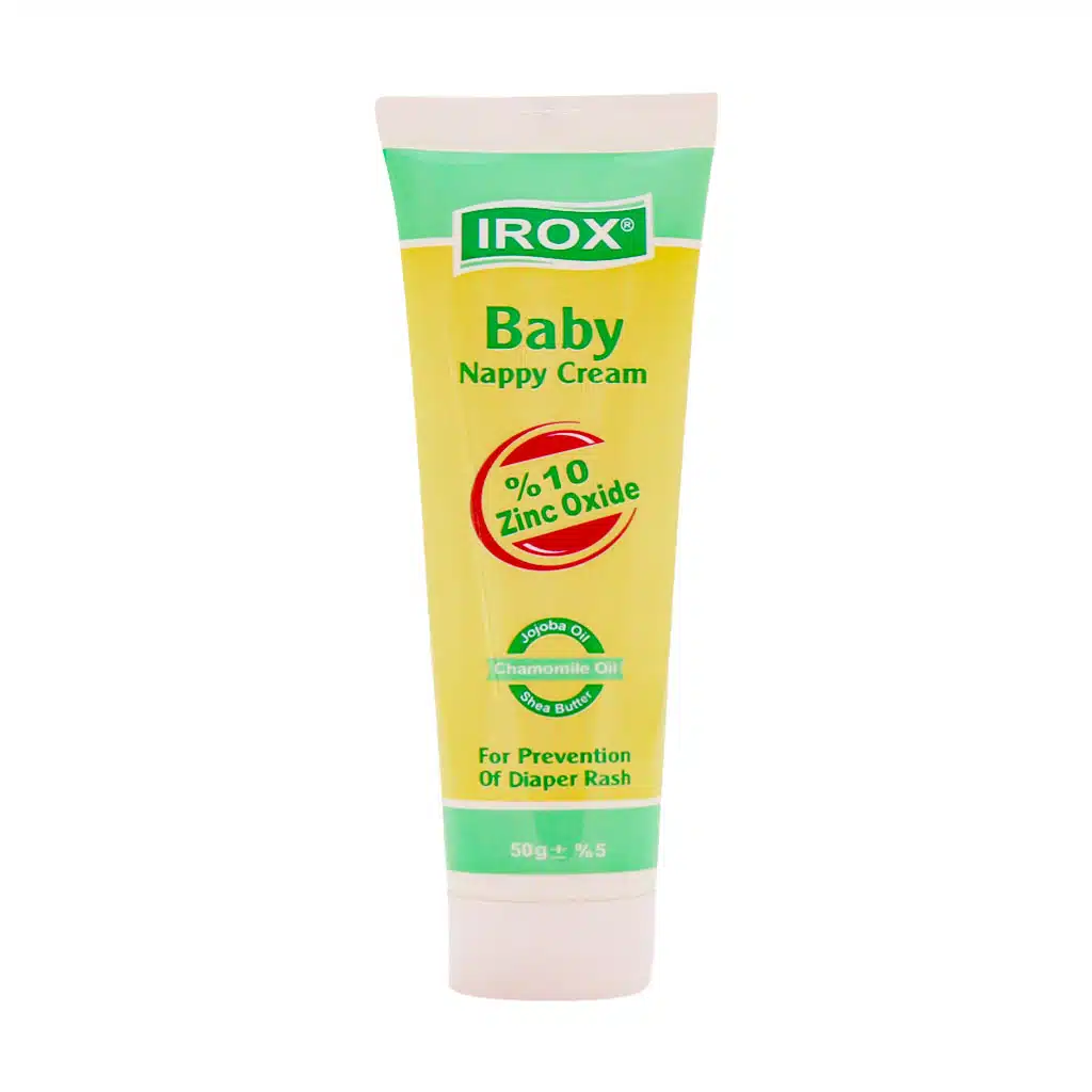 Irox-Baby-Nappy-Cream-10-Zink-Oxide-50.jpg.webp کرم محافظ پای بچه ایروکس حاوی 10 درصد زینک اکساید