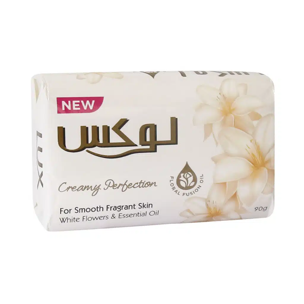 Lux-Creamy-Perfection-Extract-white-Flowers-Soap.jpg.webp صابون لوکس حاوی عصاره گل های سفید مدل Creamy Perfection