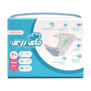 پوشک سایز ۴ مای بیبی (۸ تا ۱۶ کیلوگرم) حاوی عصاره بابونه