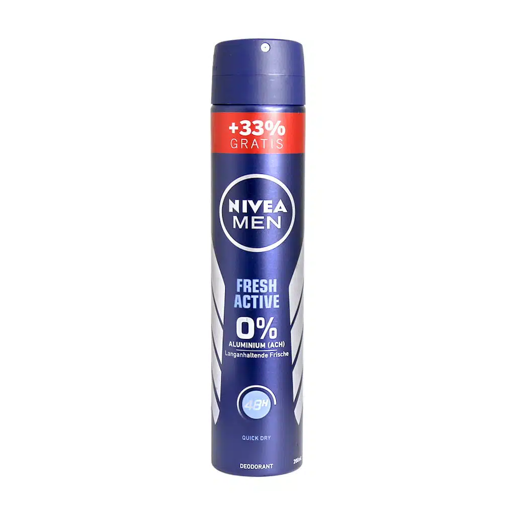 Nivea-Fresh-Active-Spray-For-Men-150-ml.jpg.webp اسپری ضد تعریق نیوآ مدل فرش اکتیو مخصوص آقایان ۱۵۰ میلی لیتر