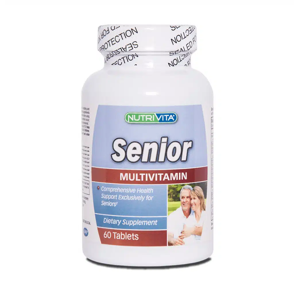 Nutrivita-Senior.jpg.webp قرص مولتی ویتامین سنیور نوتری ویتا ۶۰ عدد