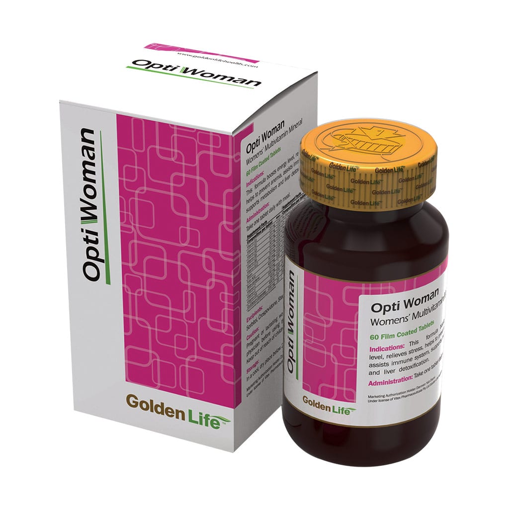 Golden-Life-Opti-Woman-60-Tabs قرص اپتی وومن گلدن لایف