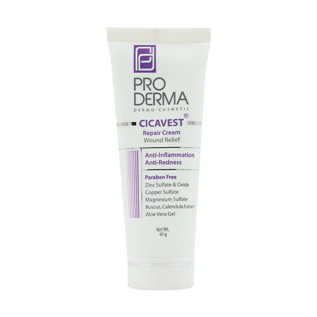 Pro-Derma-Cicavest-Repair-Cream-40.jpg.webp کرم بازسازی کننده پوست سیکا وست پرودرما مناسب انواع پوست ۴۰ میلی لیتر