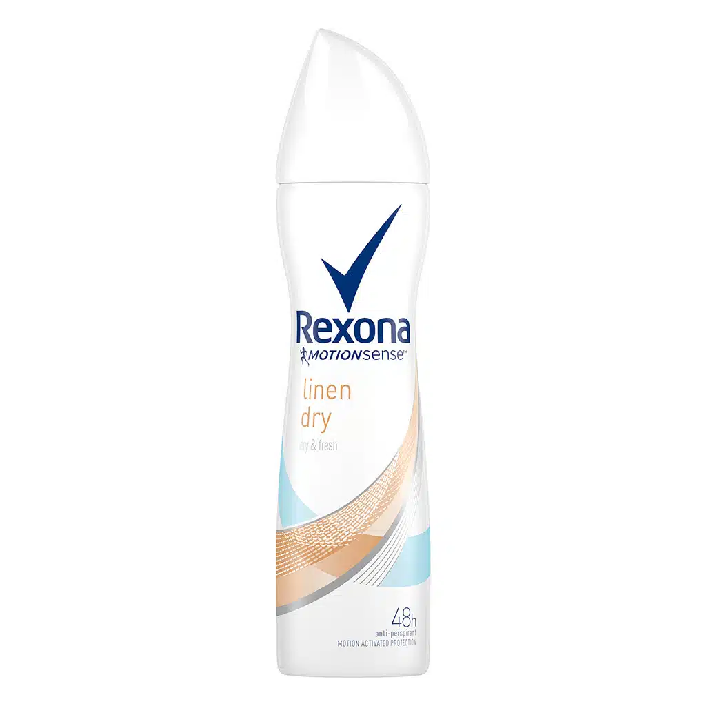 Rexona-Linen-Dry-Spray-For-Women-150-ml.jpg.webp اسپری ضد تعریق زنانه رکسونا مدل لینن درای ۱۵۰ میلی لیتر