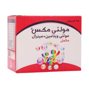 قیمت کپسول مولتی ویتامین مینرال مولتی مکس شهردارو