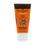 کرم ضد آفتاب SPF50 فاقد چربی سان سیف مناسب پوست های چرب و آکنه ای ۵۰ میلی لیتر