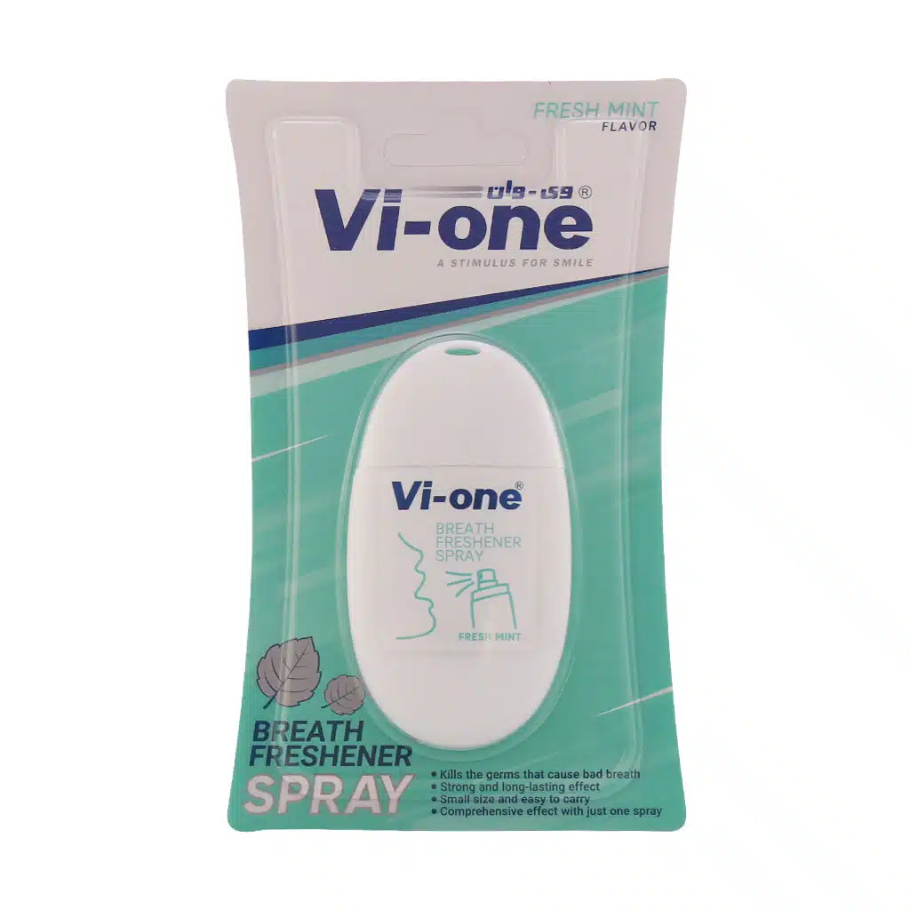 Vi-One-Breath-Freshener-Fresh-Mint-15-ml.jpg.webp اسپری خوشبو کننده دهان نعنایی وی وان 15 میلی لیتر