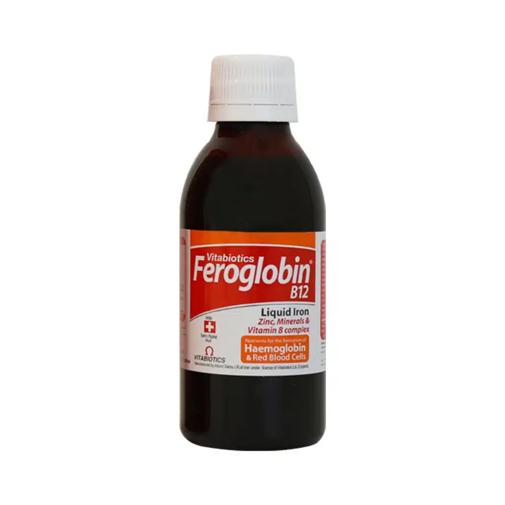 Vitabiotics-Feroglobin-B12.jpg.webp شربت فروگلوبین B12 ویتابیوتیکس ۲۰۰ میلی لیتر