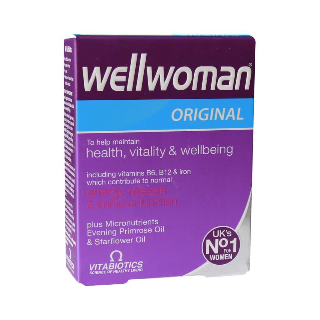 Vitabiotics-Wellwoman-Original-30-Caps کپسول ول وومن اورجینال ویتابیوتیکس