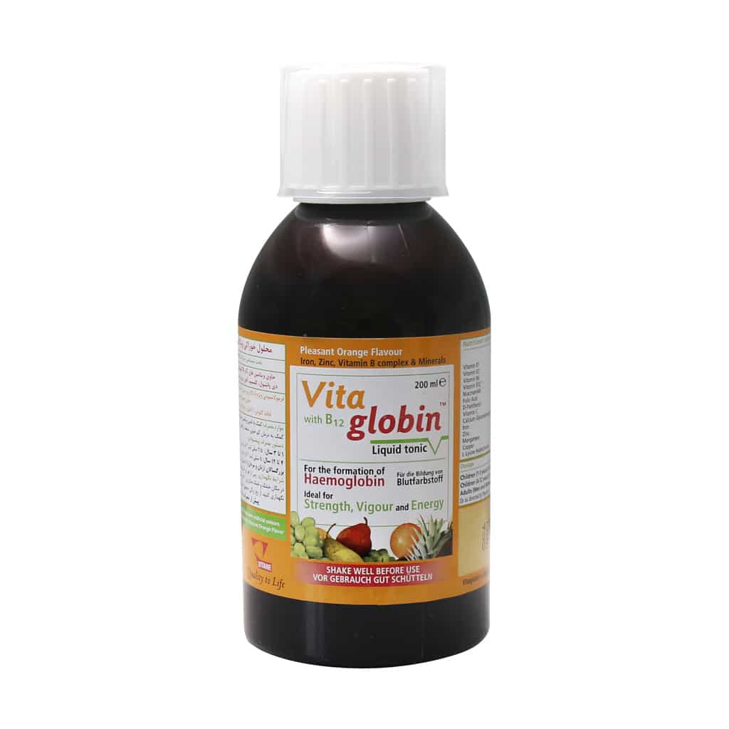 Vitane Pharma Vitaglobine Liquid Tonic 200 ml شربت ویتاگلوبین ویتان