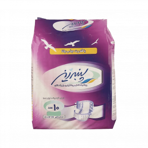 پوشینه کامل بی اختیاری بزرگسالان سایز بزرگ پنبه ریز ۱۰ عددی