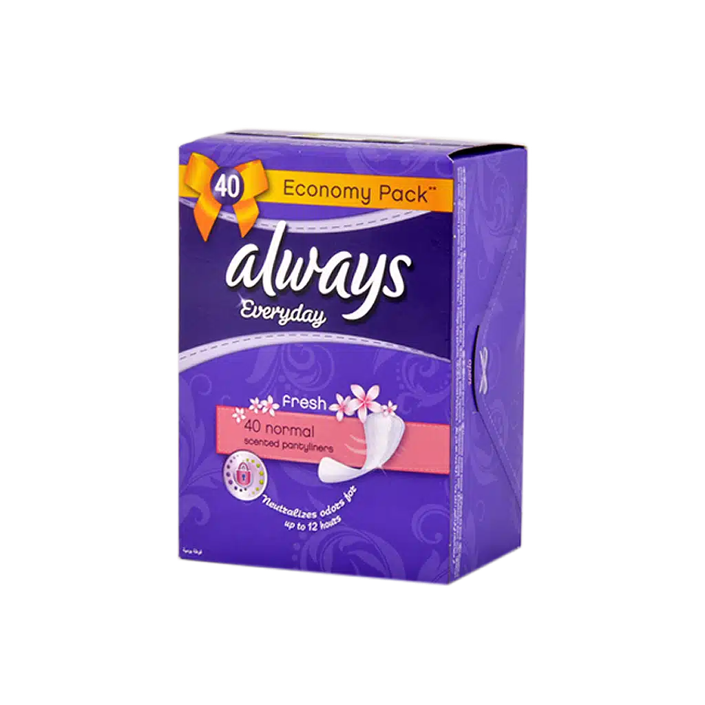 0025078_0.jpeg.webp پد روزانه معطر نرمال آلویز ۴۰ عددی