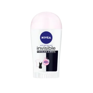 استیک ضد تعریق نیوآ مدل اینویزیبل بلک اند وایت مخصوص بانوان ۴۰ میلی لیتر