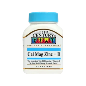 قرص کلسیم منیزیم روی + ویتامین دی ۲۱ سنتری ۹۰ عدد