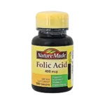 قرص اسید فولیک ۴۰۰ میکروگرم نیچرمید ۱۰۰ عدد