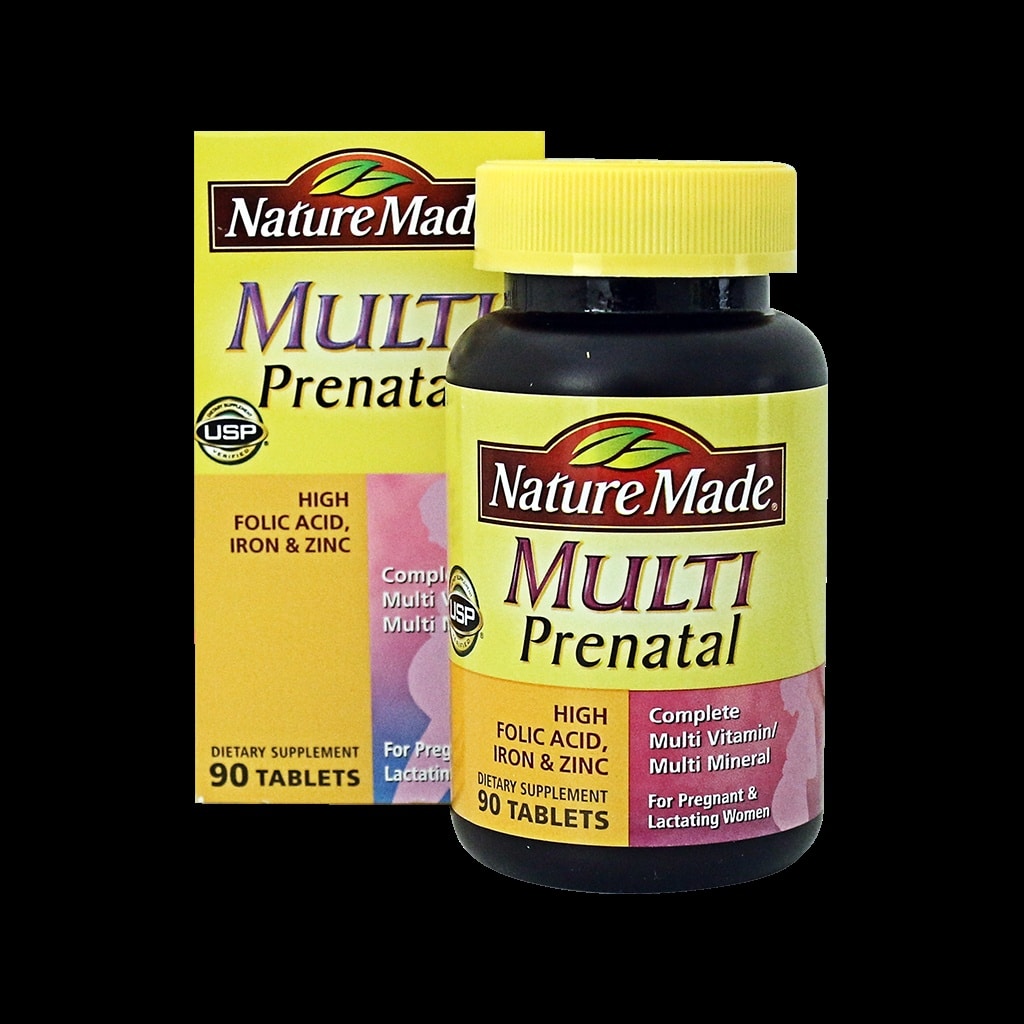 nature-made-multi-prenatal-90-tabs قرص مولتی پریناتال نیچرمید