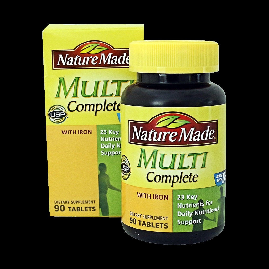 nature-made-multi-complete-90-tabs قرص مولتی کامپلیت نیچرمید ۹۰ عددی