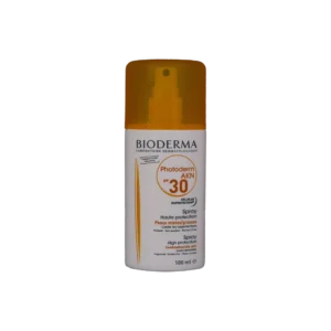 اسپری ضد آفتاب فتودرم آکنه بایودرما SPF30 مناسب پوست های مختلط تا چرب ۱۰۰ میلی لیتر