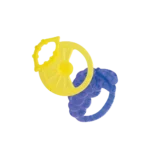 دندان گیر۲ تایی سیلیکونی چیکو طرح میوه کد ۰۲۵۷۸ مناسب نوزادان بالای ۲ ماه